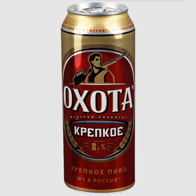 Пиво Охота крепкое 8.1%, 0.5 л 