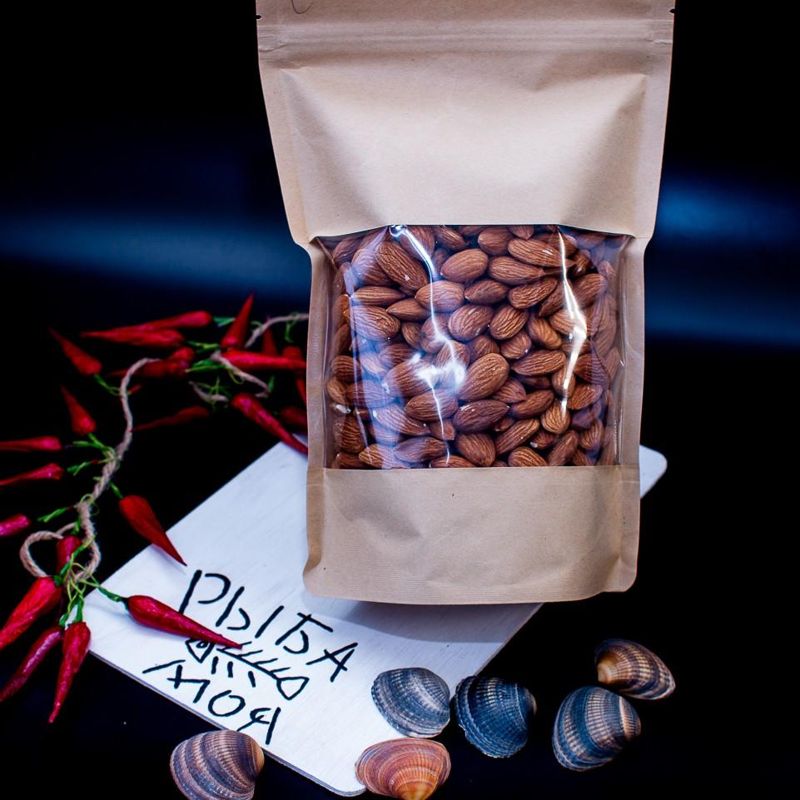 Миндаль сырой, вес 500 гр 