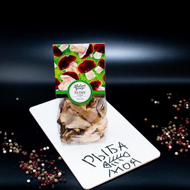 Грибы белые сушёные 30 г, Грибной дождь 