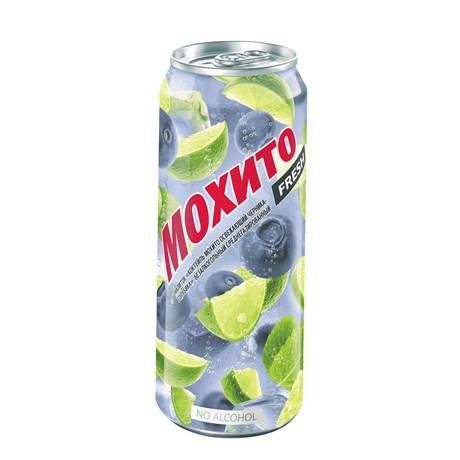 Мохито б/а черника/голубика, 0.45 л 
