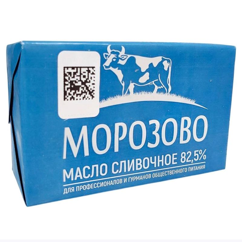 Масло Морозово сливочное, 82.5% 400 гр 