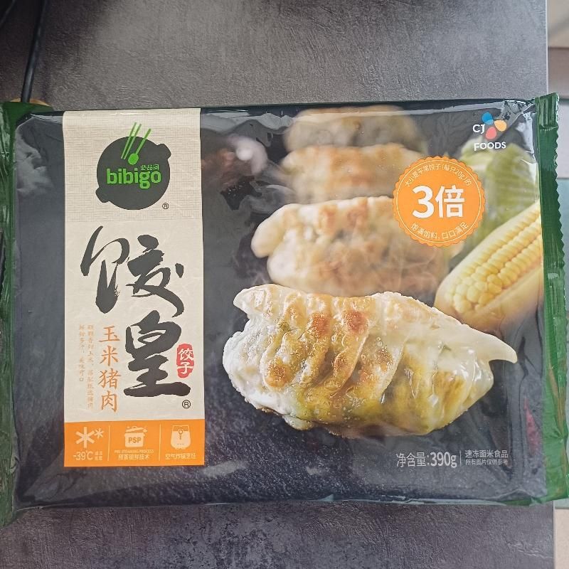 Дамплинги кинг сайз со свининой и кукурузой, 390 гр 