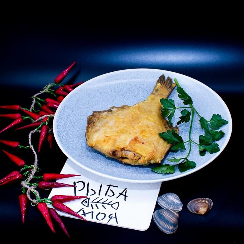 Камбала жареная 