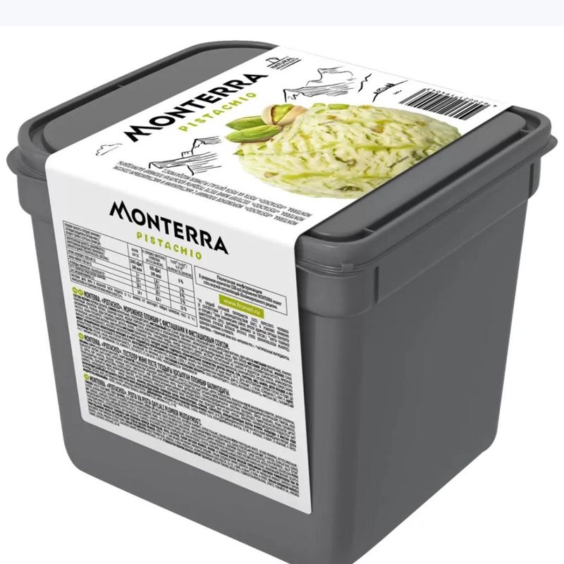 Мороженное с фисташкой MONTERRA 2.4л/1.45кг 