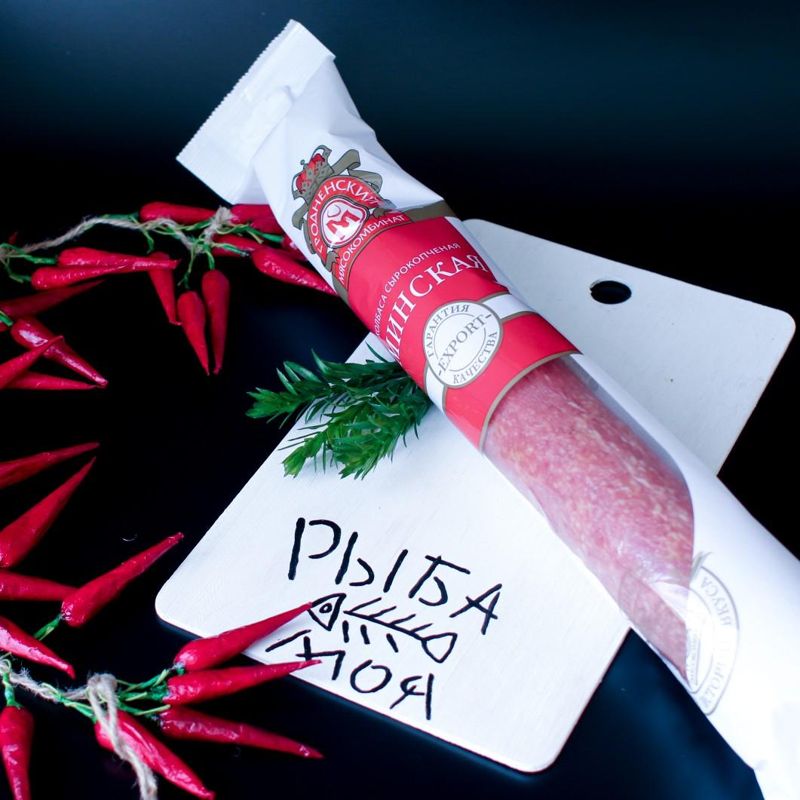 Колбаса Минская, с/к, 1 сорт, Белоруссия Гродно 