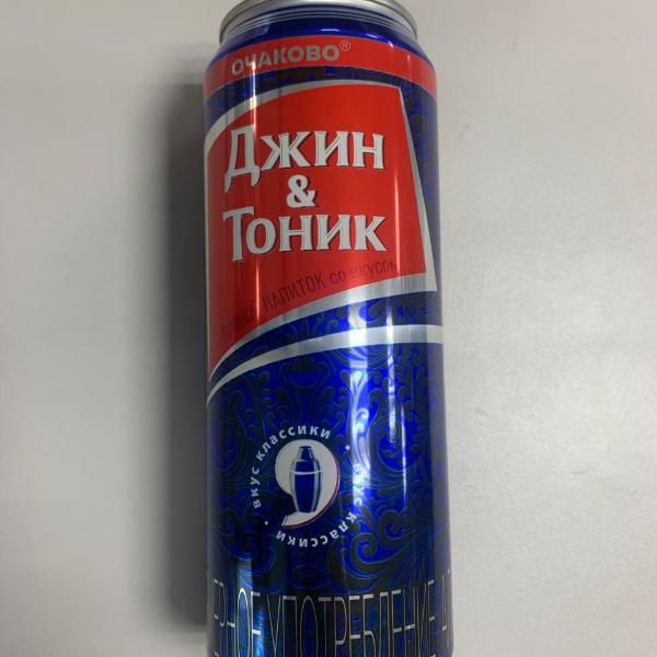Пивной напиток со вкусом Джин Тоник 0.45 л 