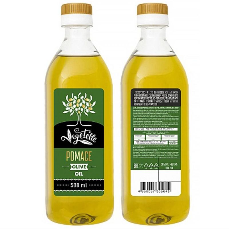 Масло оливковое Pomace Vegetelle, 1 л 